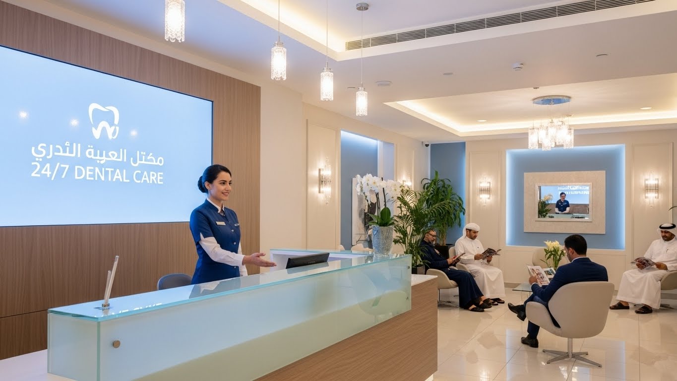 عيادة أسنان تفتح 24 ساعة بالرياض - ابتسامة مطمئنة على مدار اليوم